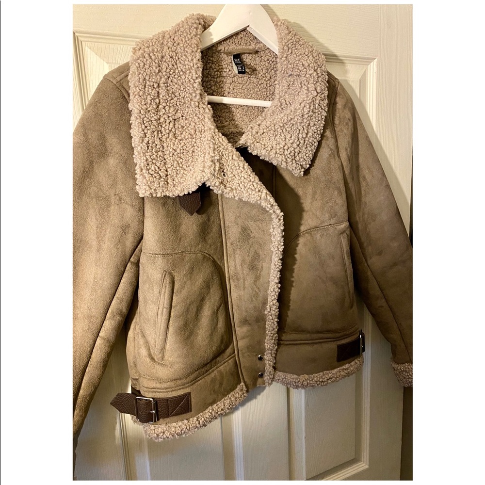 Zara Shearling TRF Jacket